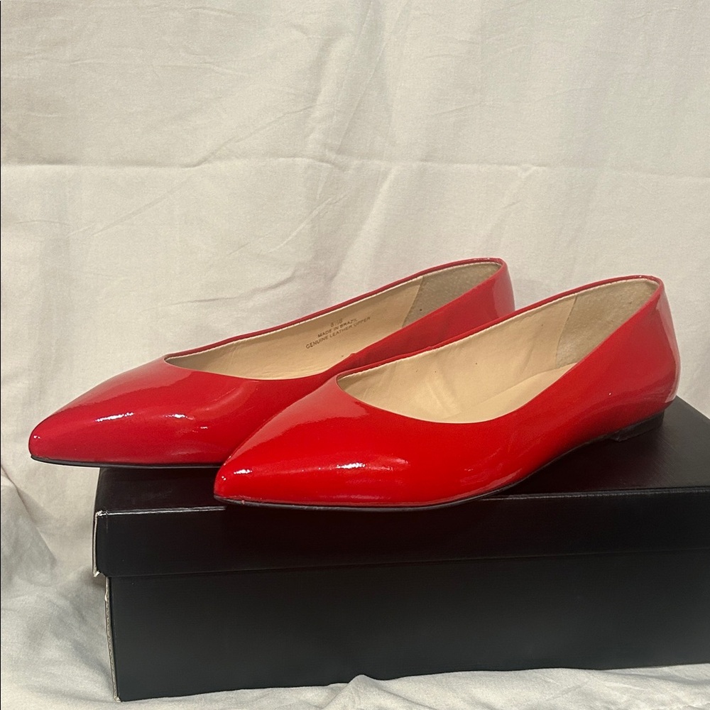 Talbots Vibrant Red Flats